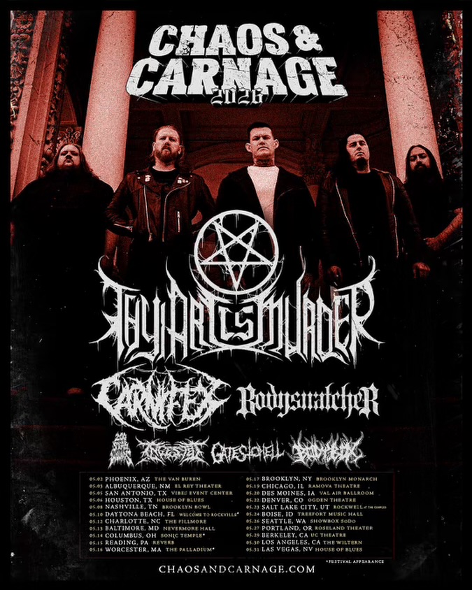Carnifex Tour Poster 2026